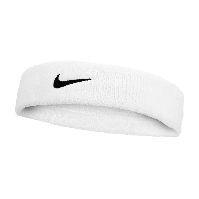 NIKE SWOOSH CLASSIC HEADBAND WHITE